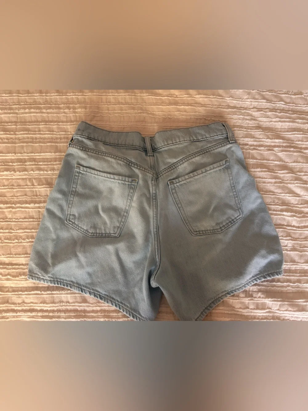 Old Navy light blue denim shorts